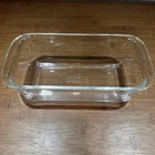 Vintage Pyrex 213 Glass Loaf Pan 1.5 Qt 22x11x6 cm Clear Baking Dish USA