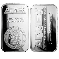 1 oz Silver Bar - APMEX Suitable For Collecting 12.98 per troy oz