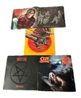 Vintage 80s Heavy Metal Vinyl Record Lot Tested Black Sabbath Ozzy Mötley Crüe