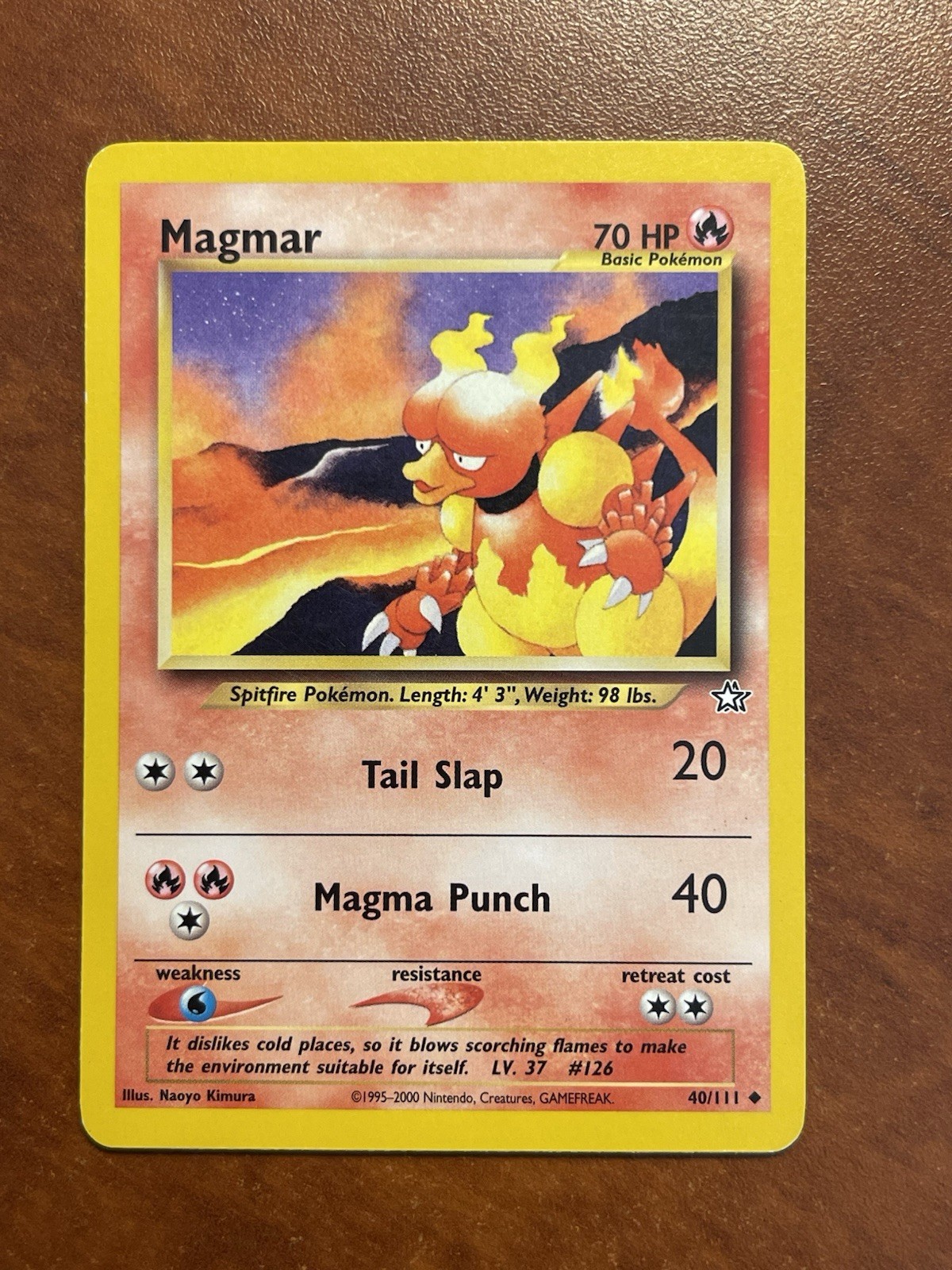 Pokémon-Magmar-Neo Genesis 40/111-LP