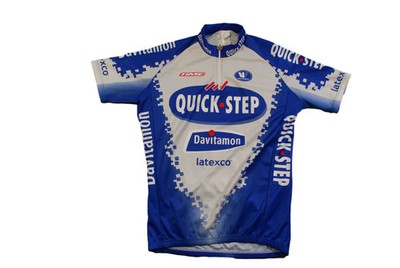 Vintage Radtrikot Quick Step Vermarc Time Latexco