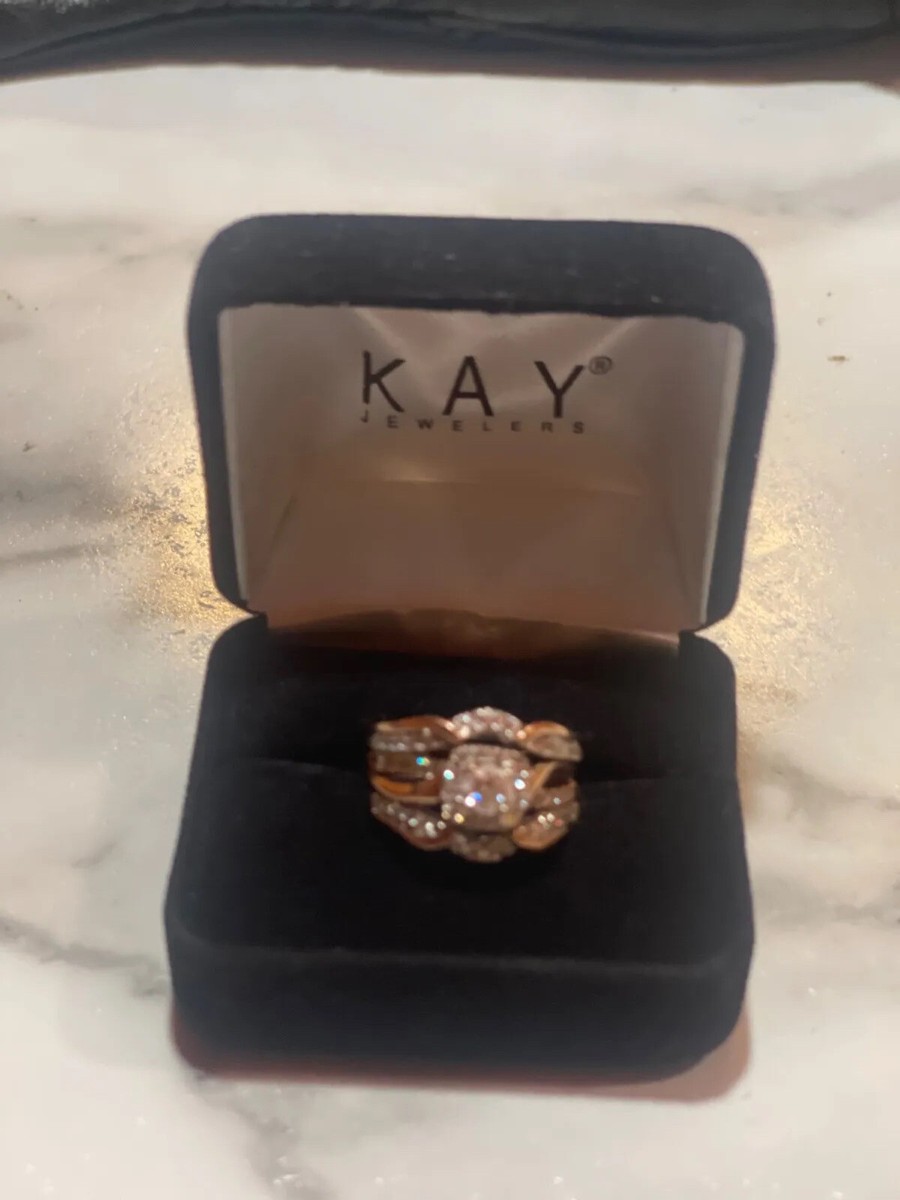 engagement wedding ring sets rose gold