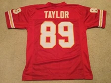 UNSIGNED CUSTOM Sewn Stitched Otis Taylor Red Jersey - M, L, XL, 2XL