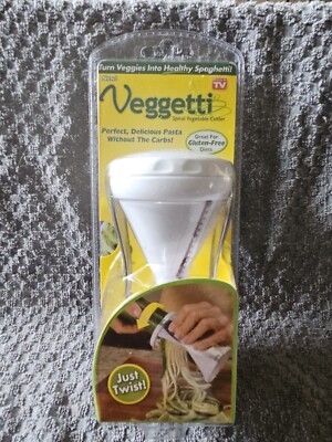 Veggetti Spiral Vegetable Cutter - Makes Veggie Pasta (Brand New Sealed)