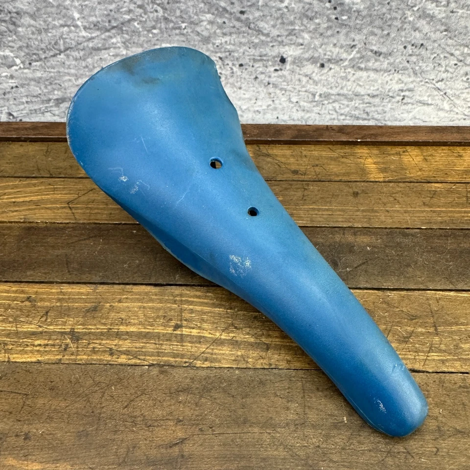 Asiento BMX Kashimax Aero NJS Sello Pista Keirin Old School BMX Años 80 Japón CRACK Foto 2 de 4