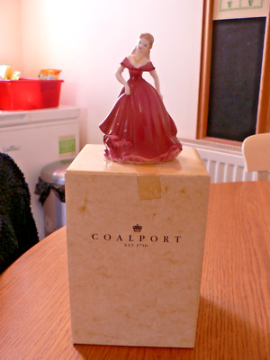EINE SCHÖN VERPACKTE COALPORT DEBUTANTE ''AMY'' FIGUR.