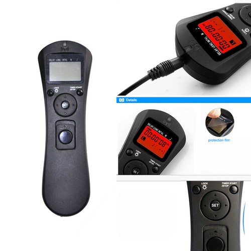 Wireless LCD Timer Remote Control for Sony A58 NEX-3NL A7 A7R A7S A7RII A3000 US - Picture 5 of 11