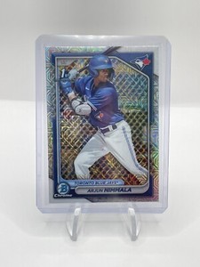 2024 BOWMAN Mega Box ARJUN NIMMALA CHROME MOJO REFRACTOR #BCP-142 Blue Jays