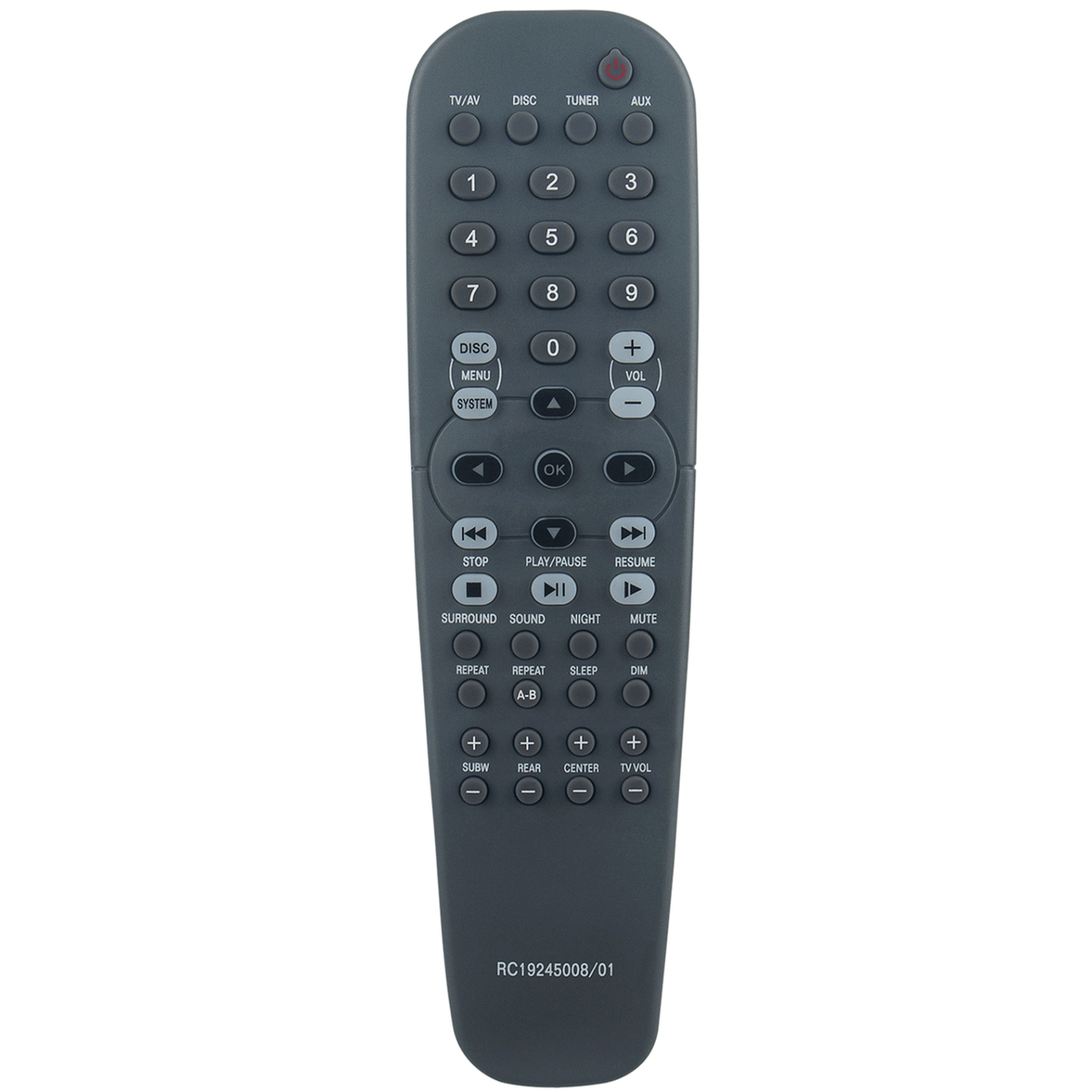 RC19245008/01 Replace Remote Control for Philips DVD Home Cinema