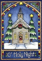 Toland Home Garden Christmas Church 12.5 X 18in Decorative Usa-produced Garden F Toland Home Garden Christmas Church 12.5 X 18in Decorative Usa-produced Garden F