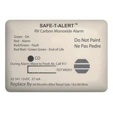 Safe-T-Alert 62 Series Carbon Monoxide Alarm 12v #62-541-WT