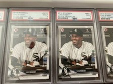 LOT OF 4 LUIS ROBERT PSA 9 2018 BOWMAN BASEBALL #BP21 1ST PAPER PROSPECTS 2612