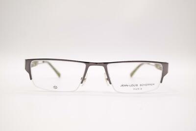 Jean Louis Scherrer JS-3062 Schwarz Bronze halbrand Brille Brillengestell Neu