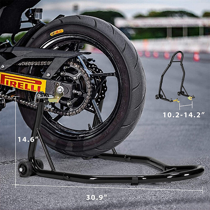 HeavyDuty Motorcycle Rear Wheel Lift Universal Bike Swingarm Spool