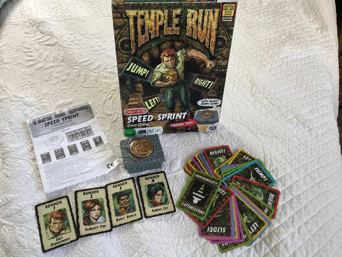 TEMPLE RUN Speed Sprint Game 2011-2012 Spin Master Complete Based