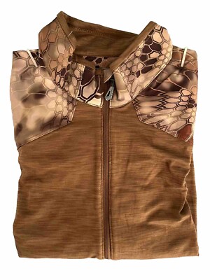 Pull-over 5.11 Tactical Homme Taille L - Demi-zip Col Montant - Camouflage Vert ARK-72444