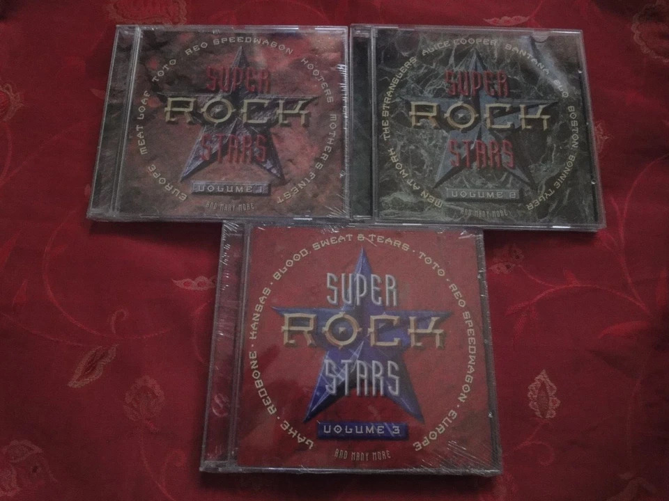 Super Rock Stars CD Volume 1-3 teils neuwertig 90iger Jahre