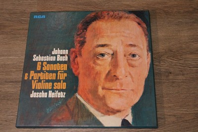 J.S.Bach: 6 Sonaten & Partiten f. Violine solo, J. Heifetz, 3 LP Vinyl