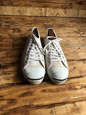 Vintage 60s 70s Converse Jack Purcell White Canvas Sneakers Vintage 60s 70s Converse Jack Purcell White Canvas Sneakers