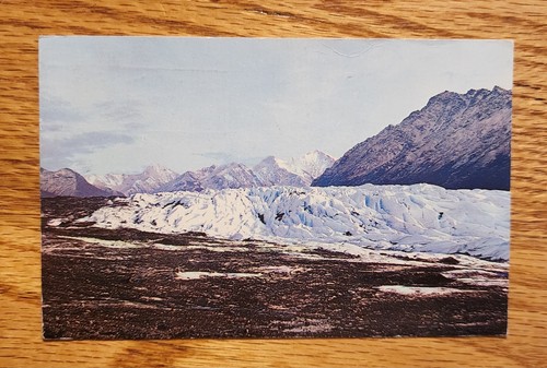 1967 Matanuska Glacier Between Anchorage And Tok Junction, Alaska Postcard, Used