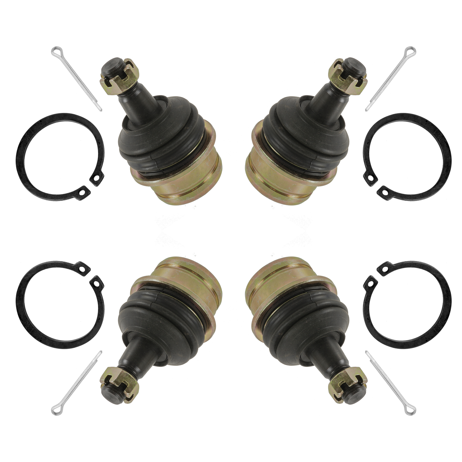 MOOG Front Lower Upper Ball Joints Set 4 X For Ford E-350 E-450 SD Econoline