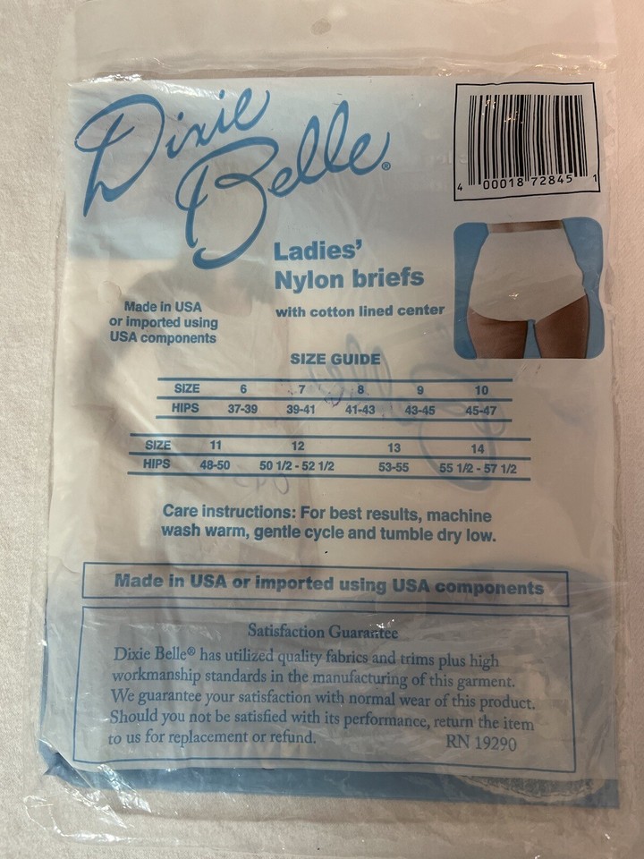 Vintage Silky Soft Dixie Belle Nude Size 9 Granny Panty With Lace Appliqué NWT | eBay