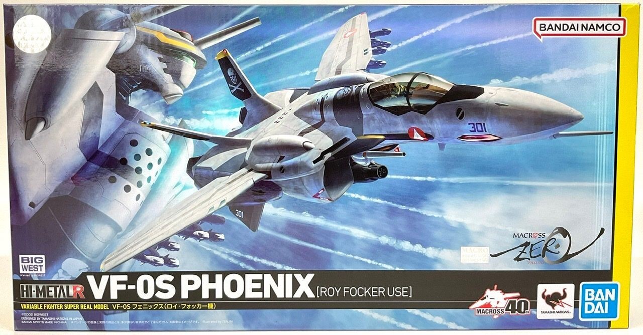 Фигурка Тамаши Макросс Зеро Роя Фокера VF-0S Phoenix в стиле Хай-метал-R