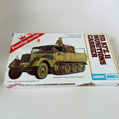Aurora Model Kit SD KFZ II Munitions Carrier
