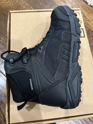 Free Soldier ACC0020 Mens Black Round Toe Lace Up Tactical Boots Size 10.5 - Picture 2 of 6
