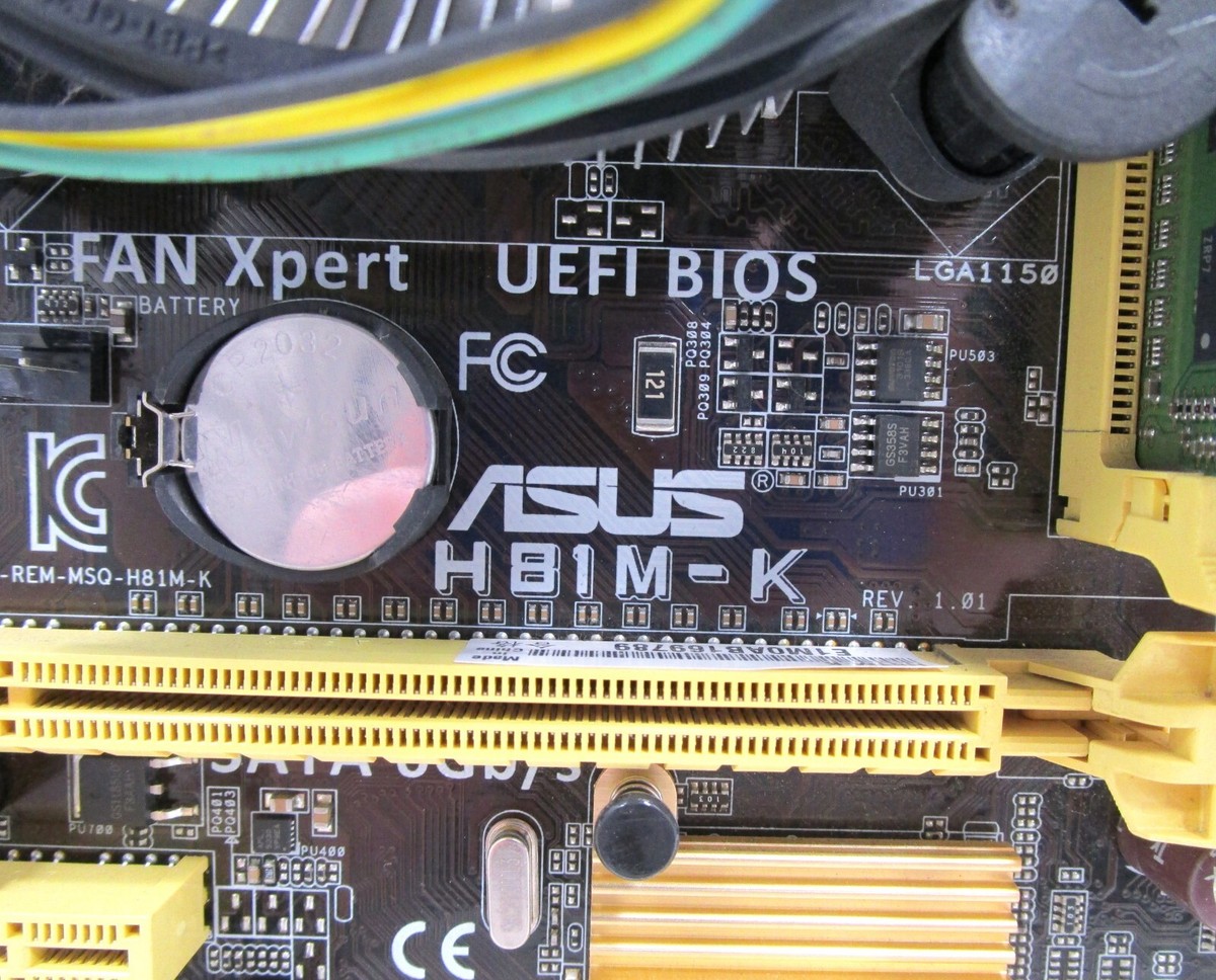 ASUS H81M-K Motherboard With Intel Core i3-4360 @ 3.70 GHz CPU & 8