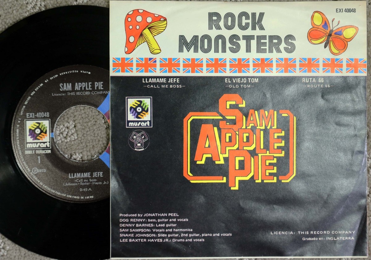 Sam Apple Pie-Llamame Jefe/El Viejo Tom/Ruta 66 Mexican 45 w/ps | eBay