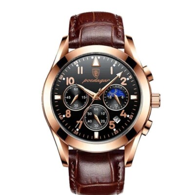 Herrenuhr Automatik Mechanisch Edelstahl Wasserdicht Leuchtdatum Uhren