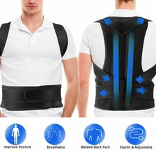 Back Support Lower Back Brace Pain Relief Lumbar Support Belt Sciatica Men Women