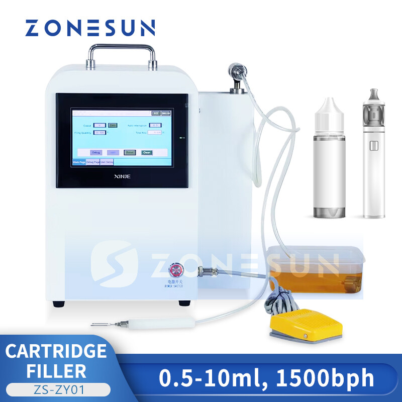 e-cigarette machine cartridge filling ZS-ZY01 Precision Oil Filling Machine for Cartridges Filler 220V