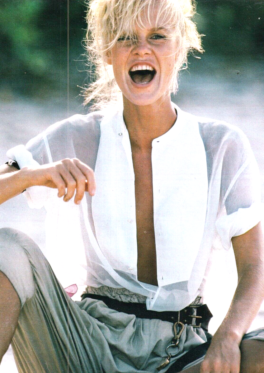 VTG COSMOPOLITAN UK 1982 GOLDIE HAWN JANICE DICKINSON FASHION