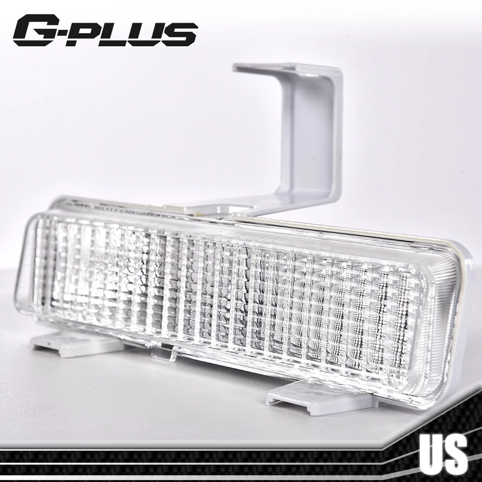 Luz de señal de giro transparente izquierda+derecha para parachoques Chevrolet Caprice 1980-1990 Foto 3 de 4