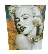 QUADRO VINTAGE ANNI 60'- 70' MARYLIN MONROE IN LEGNO CM 19,5 X 24,5
