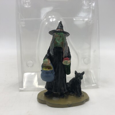 Lemax Spooky Town Halloween Village RARE RETIRED ''Wicked Wanda'' #02783 .