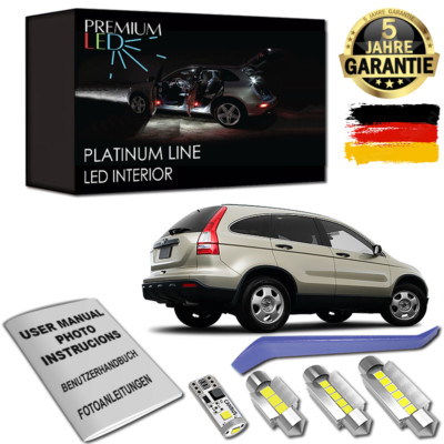 Honda CR-V LED Innenraumbeleuchtung Premium Set 8 SMD Canbus Weiß CRV RE III