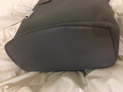 NEW TUMI ALCOTT BACKPACK LANDON GREY PEBBLE LEATHER $1800  display picture 2