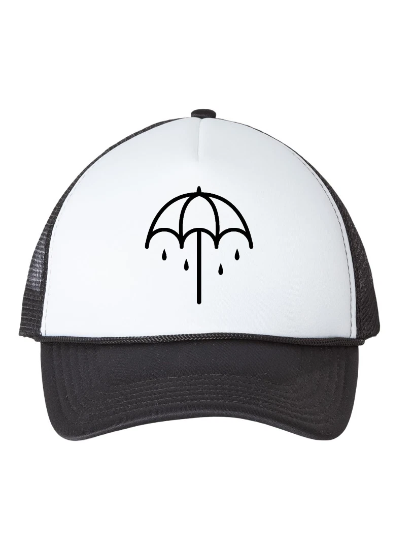 Vintage Bring me The Horizon Logo Retro Rock Band Trucker Hat Adjustable Cap