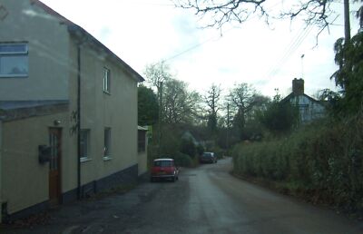 Foto 6x4 Plymtree Dorf Diese Ansicht sieht um die gleiche Ecke wie c2011