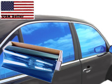 One Way Mirror Film Reflective Uv Window Color Tint Blue 20 X 5 