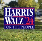 Harris Walz Yard Sign, Kamala Harris Tim Walz 2024 Sign, Harris Walz 2024 18"x12