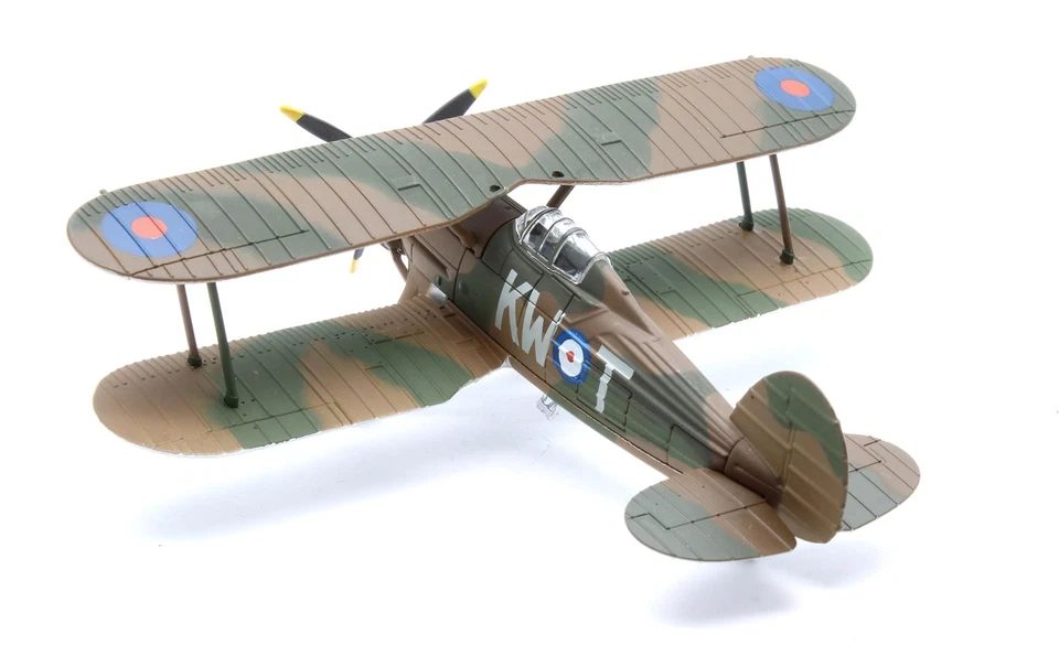 OXFORD MODELZONE '1:72' SCALE AC023M GLOUCESTER GLADIATOR MKII 615 SQD PLANE - Image 2 of 4