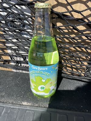 Good Luck Bear Care Bears Lucky Lime Fizz 12 Oz Sealed New Exclusive Soda Pop