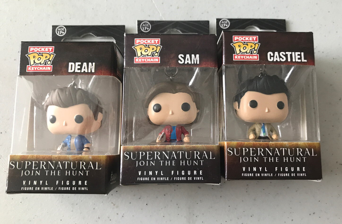 castiel pop keychain