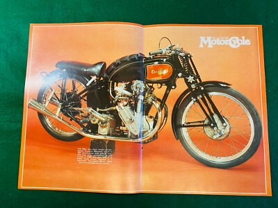 250 CC EXCELSIOR MITTELFALZ POSTER WERBUNG CA. A4 X2 GRÖSSE DATEI X