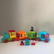 Lego Duplo 10847 My First Number Train Complete Set Learn To Count Boy Girl Cat