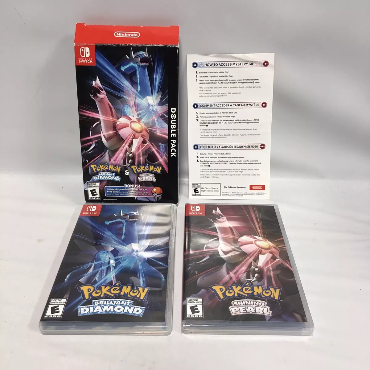 Pokémon Brilliant Diamond & Pokémon Shining Pearl Double Pack - Nintendo  Switch